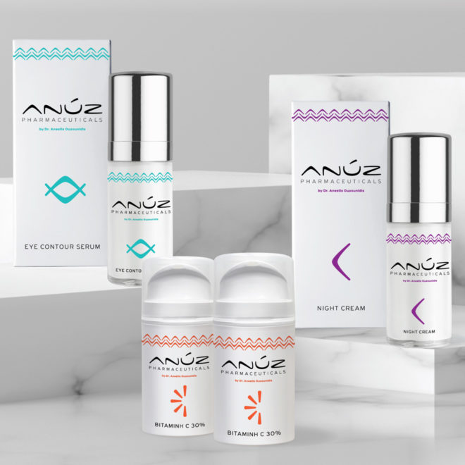 Branding system and packaging design for ANUZ pharmaceuticals