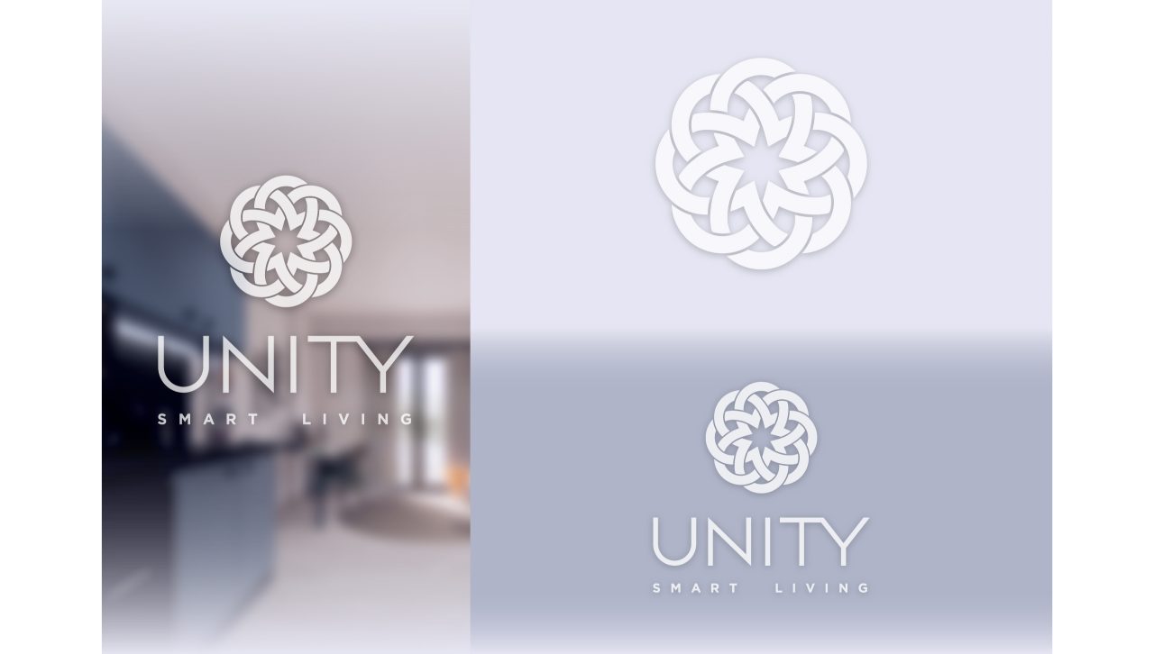 UNITY Smart Living Logo Design – Contemporary and Symmetrical