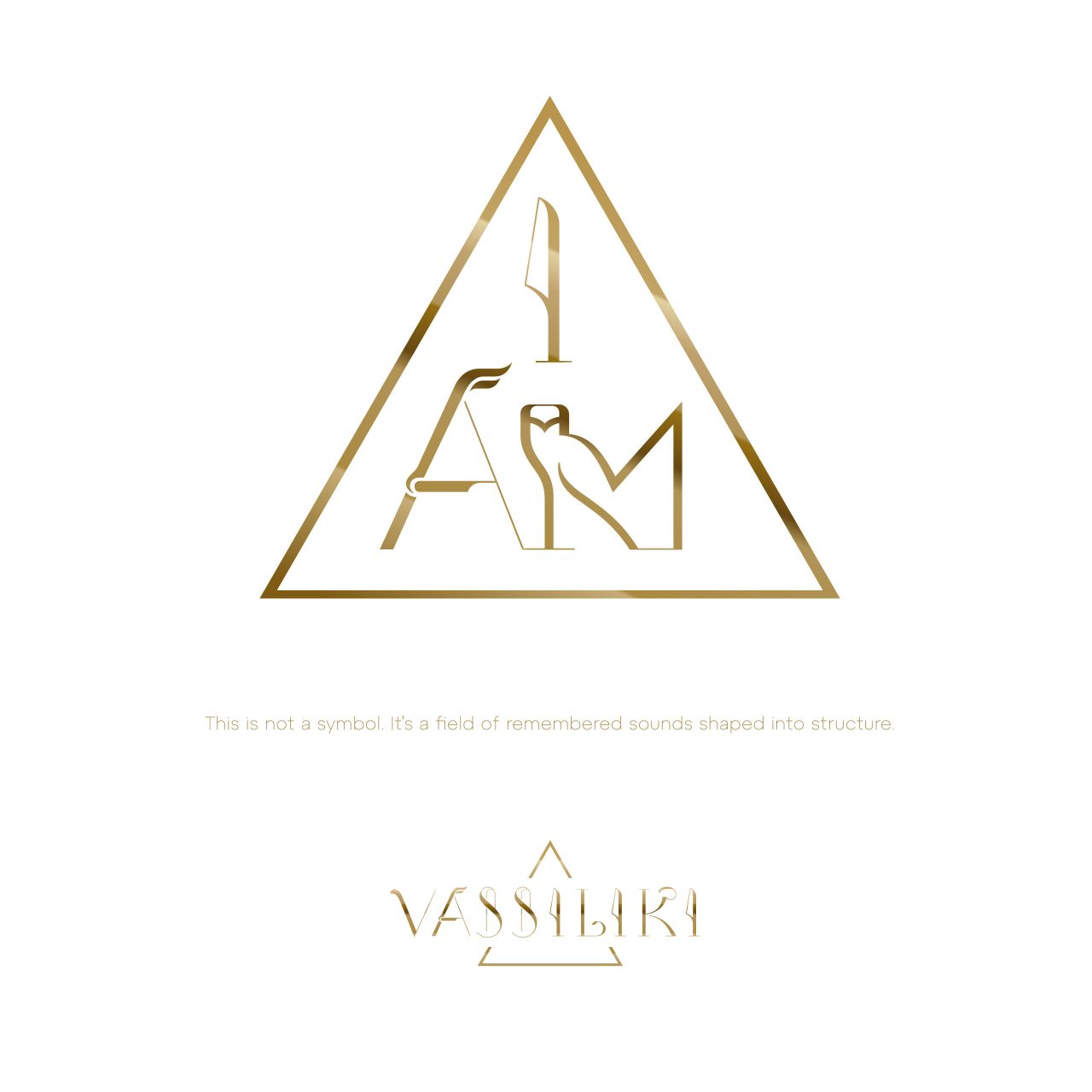 VASSILIKI - I AM custom typeface design