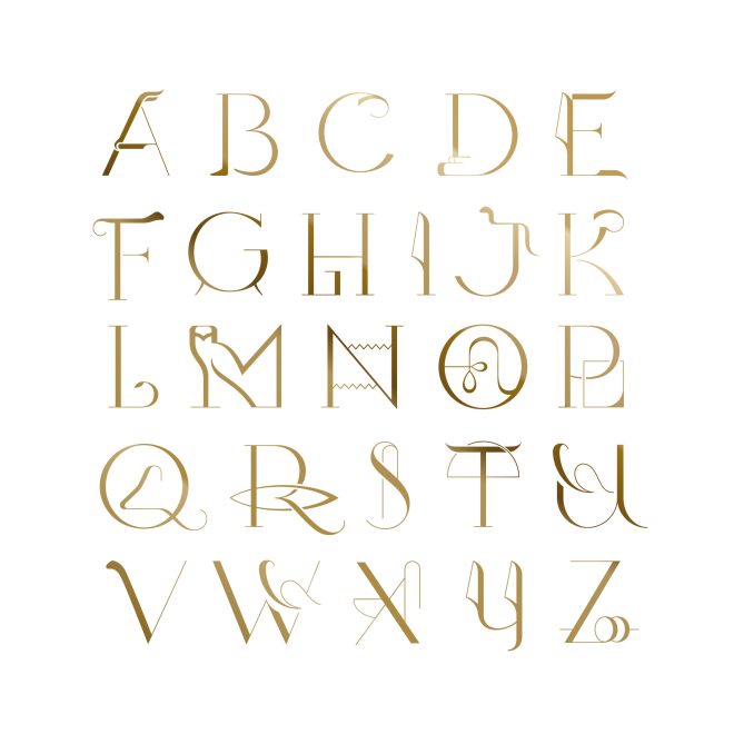 VASSILIKI custom typeface-design by Plus Gravity