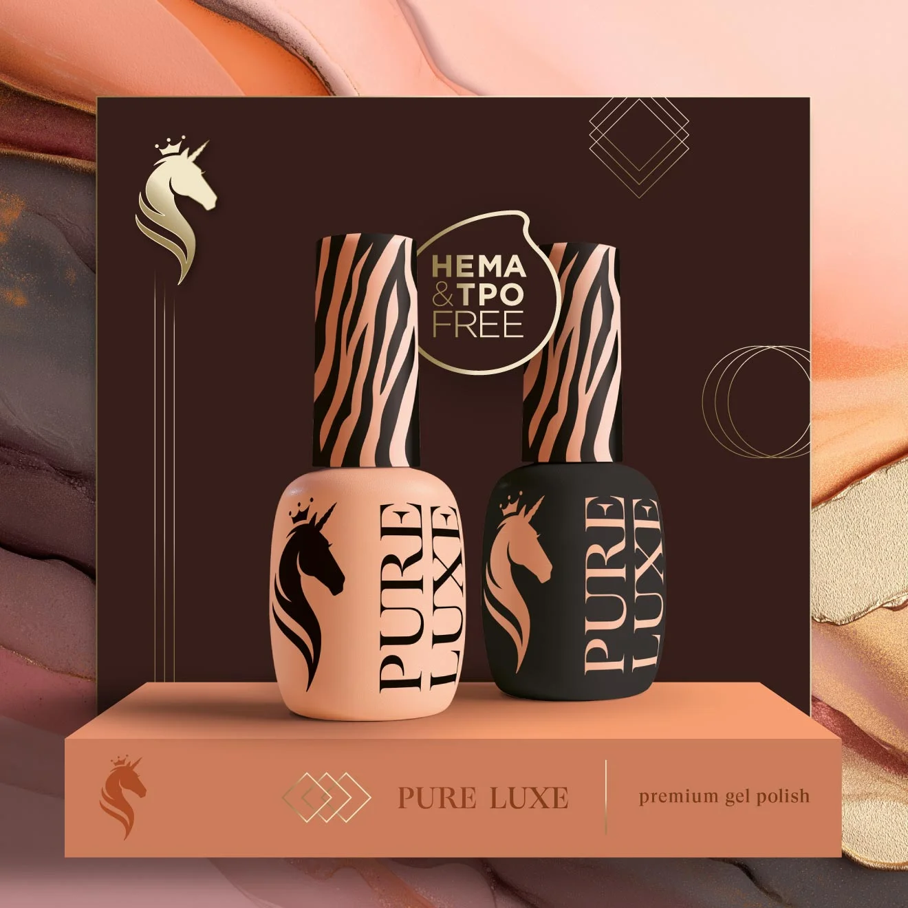 PURE LUXE brand identity design